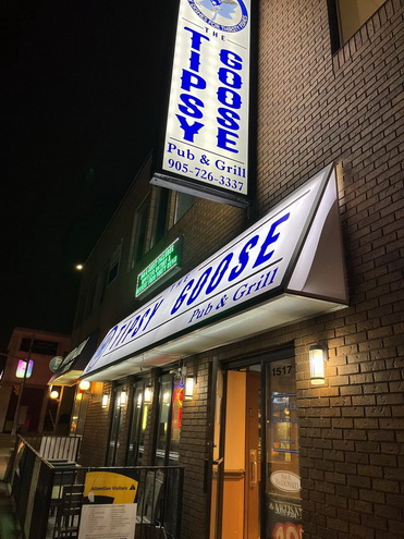 The Tipsy Goose front facing Yonge Street