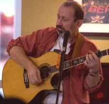 Peter on guitar
